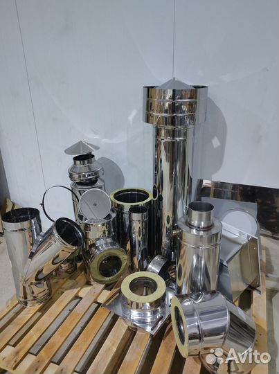 Дымоход 4 м Комплект Диаметр 150х250