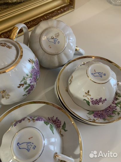 Сервиз чайный Сирень