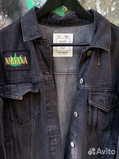 Джинсовая куртка Nirvana Pull&Bear Denim