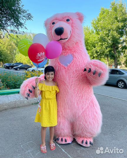 Большой Медведь аниматор на праздник панда