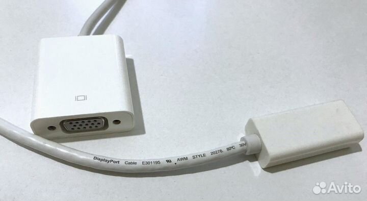Адаптеры Mini DisplayPort–VGA Apple A1307 (+hdmi)