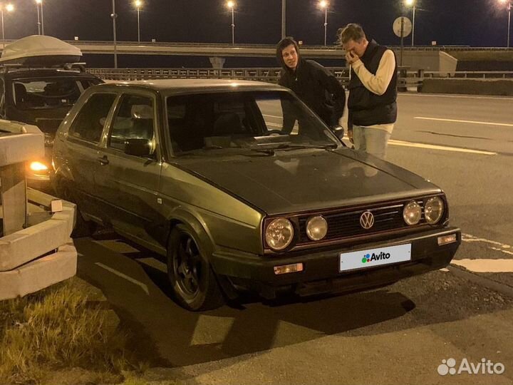 Volkswagen Golf GTI 1.8 МТ, 1990, битый, 198 000 км