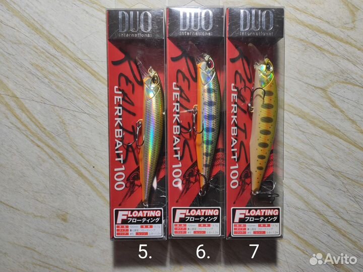 Воблеры DUO Realis Jerkbait 100F