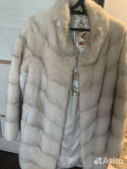 Шуба норковая 46 48 бу