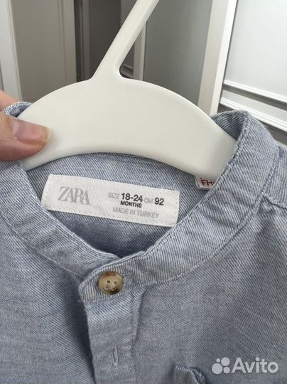 Рубашка zara для мальчика 92