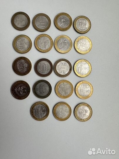 Юбилейные монеты 10 рублей коллекция