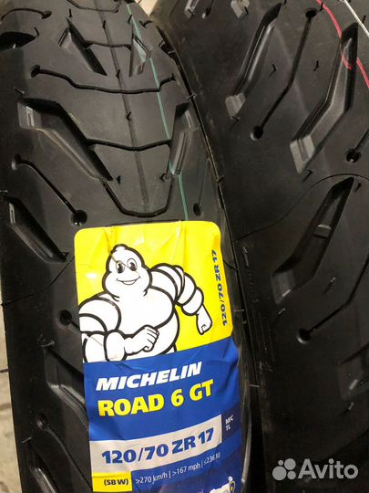 Michelin road 6 GT 120/70ZR17 + 180/55ZR17