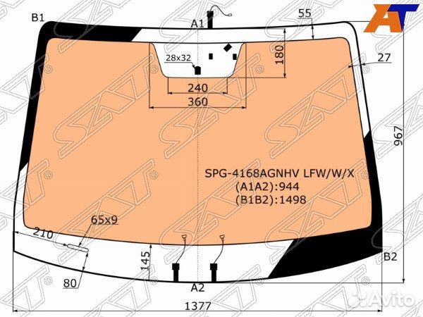 Стекло лобовое hyundai solaris