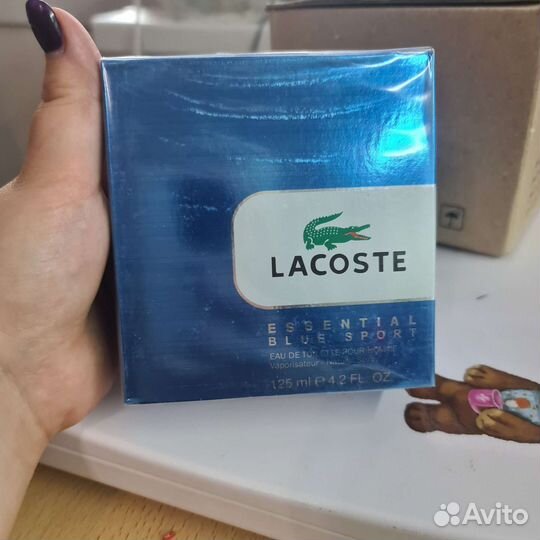 Lacoste essential blue sport 125мл