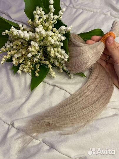 Волосы 50 см + наращивание