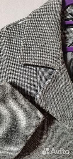 Пальто женское демисезонное 46 48 серое