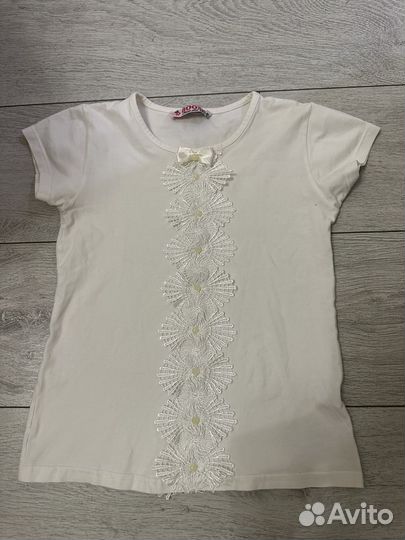 Блузка школьная для девочки 140