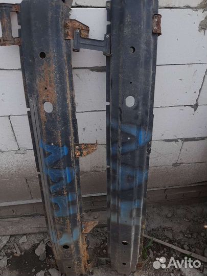 Усилитель заднего бампера Шевроле ланос,шанс