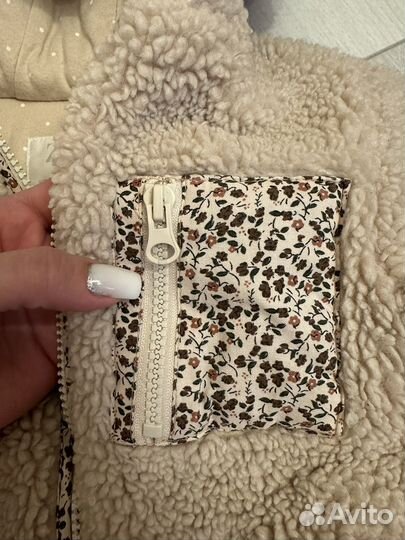 Курточка теплая для девочки 80/86 Zara