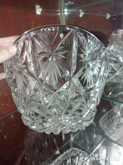 Вазы хрусталь