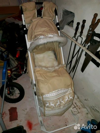 Коляска санки