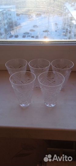 Хрустальные рюмки. Бокалы