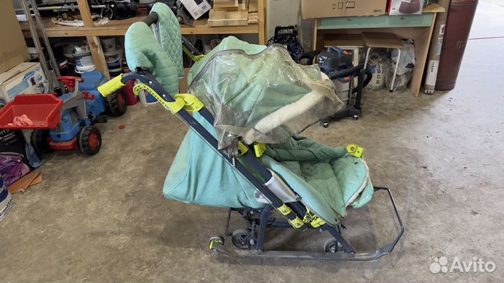 Зимняя коляска санки Nika kids