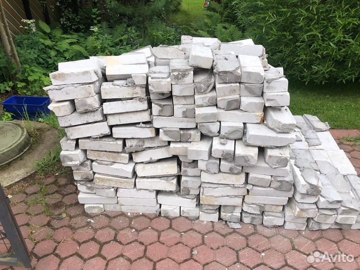 Кирпич белый силикатный бу