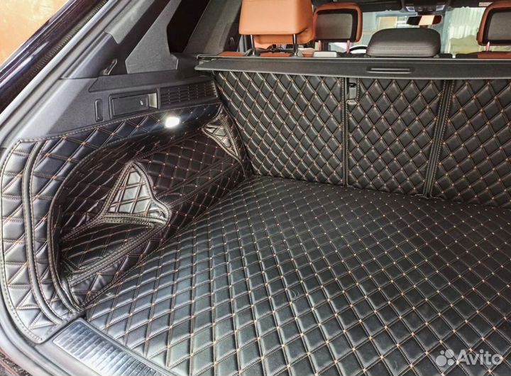 3D коврики в багажник volkswagen touareg 2021