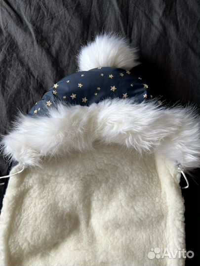 Зимний конверт в коляску до 68