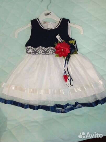 Платье нарядное для девочки 92р