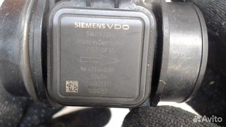 Измеритель потока воздуха Peugeot 1007, 2006