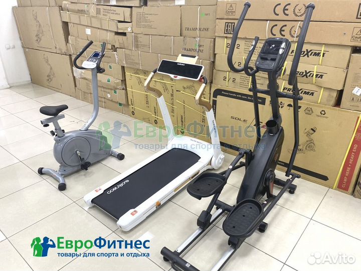Беговые дорожки, эллиптические тренажеры в наличии