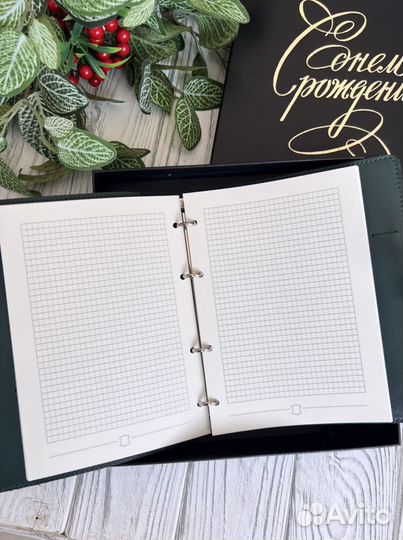 Ежедневник из натуральной кожи