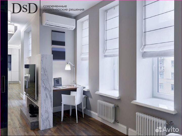 Двойные римские шторы фото в интерьере