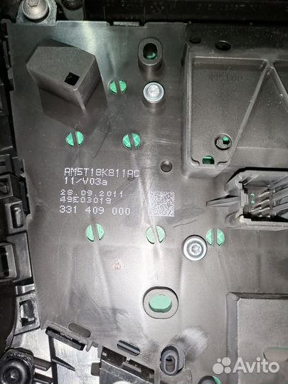 Панель управления отопителя/магнитолы Ford Focus/Focus RS/Focus ST