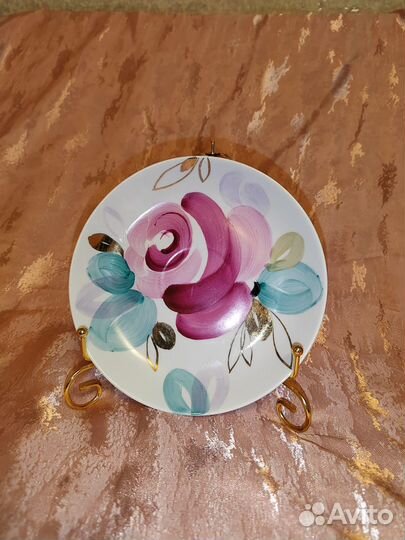 Блюдце от чашки гиганта старое Дулёво 60-е