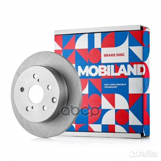 Диск тормозной задний невентилируемый D281мм дл