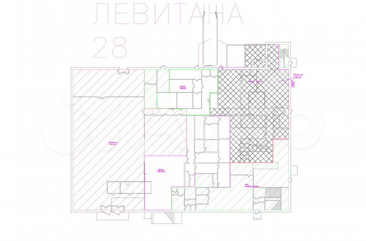Помещение на Левитана, до 383 м²