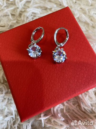 Серьги серебряные