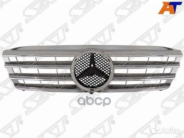 Решетка радиатора mercedes W203 00-04 sport с м