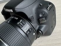 Фотоаппарат canon eos 200d kit 18-55mm