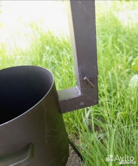 Казан чугунный 8 литров с печкой