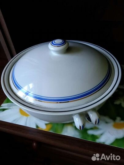 Фарфоровая супница СССР