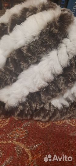 Шапка зимняя женская вязаная с мехом натуралка