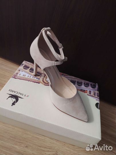 Туфли бежевые на каблуке T.taccardi 37-38