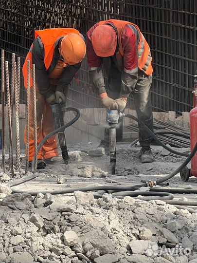 Аренда компрессора с отбойными молотками