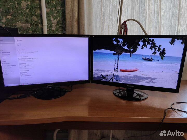 Монитор viewsonic 22есть 2 штуки