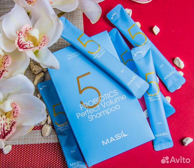 Шампунь в саше для объема masil 5