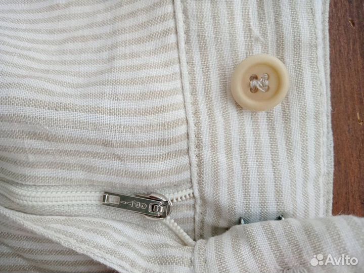 Брюки из льна