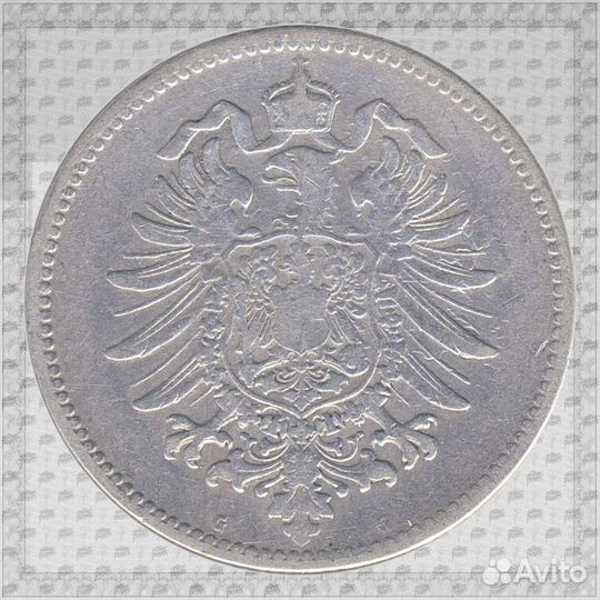 1 Марка 1878 G - Карлсруэ, Германия