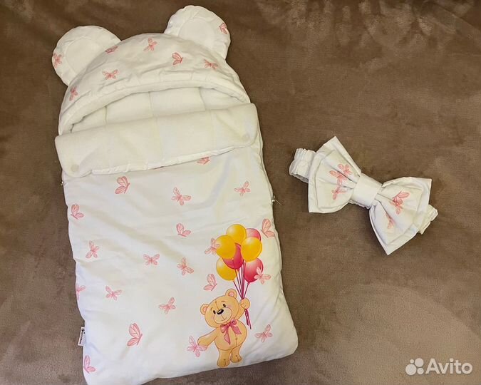 Конверт на выписку весенний