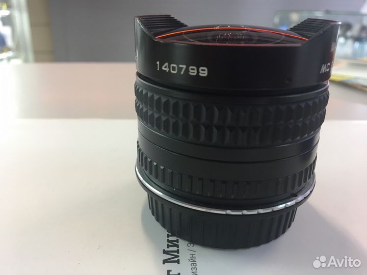 Зенит Fish-Eye 16 mm f2.8 Nikon F