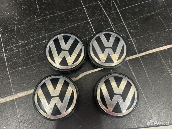 Колпачки на диски оригинальные volkswagen 65mm