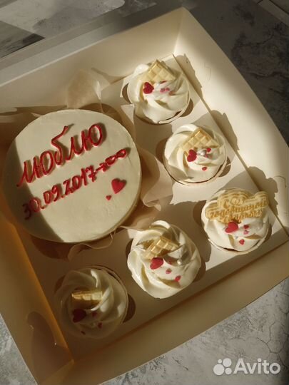 Бенто торты и капкейки